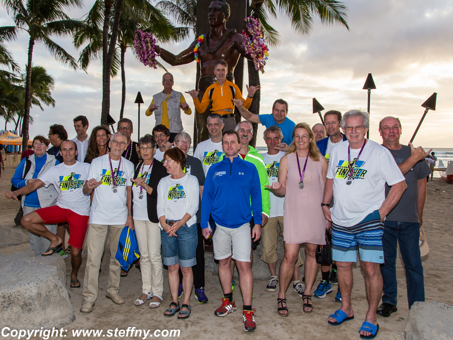 InterAir Laufreisegruppe beim Honolulu Marathon