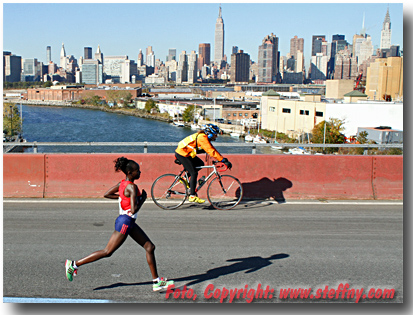 Mary Keitany siegt 2014 beim New York City Marathon